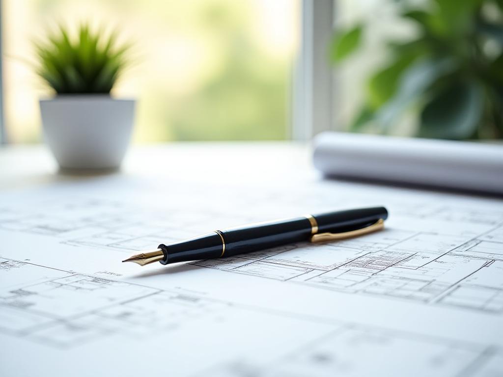 Legal documentation and architectural drawing